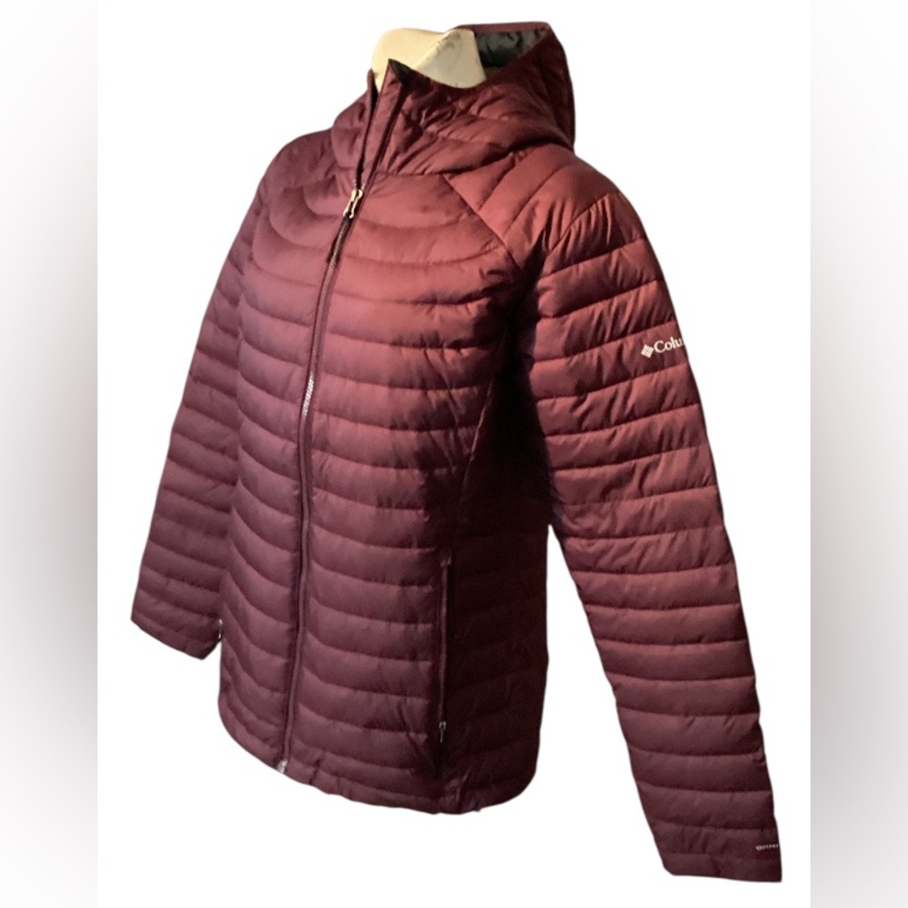 ⭐️Columbia Omni-Heat Women's Hooded Puffer Jacket Sz Large⭐️